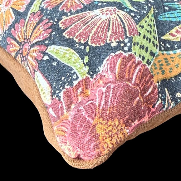 Myra Bag Leather & Hairon Wristlet Crossbody Bag "Dusa" - New - Picture 14 of 15